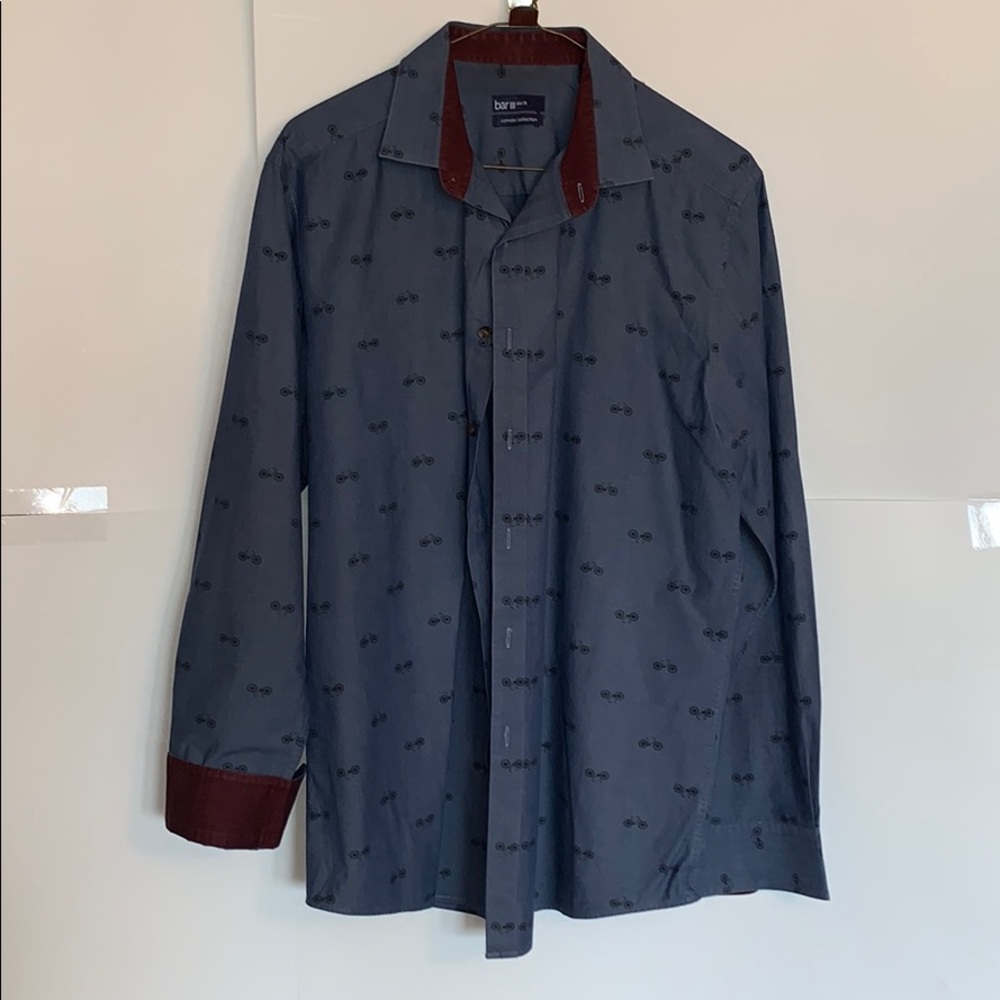 Bar III Men’s Slim Fit Button Down Shirt
